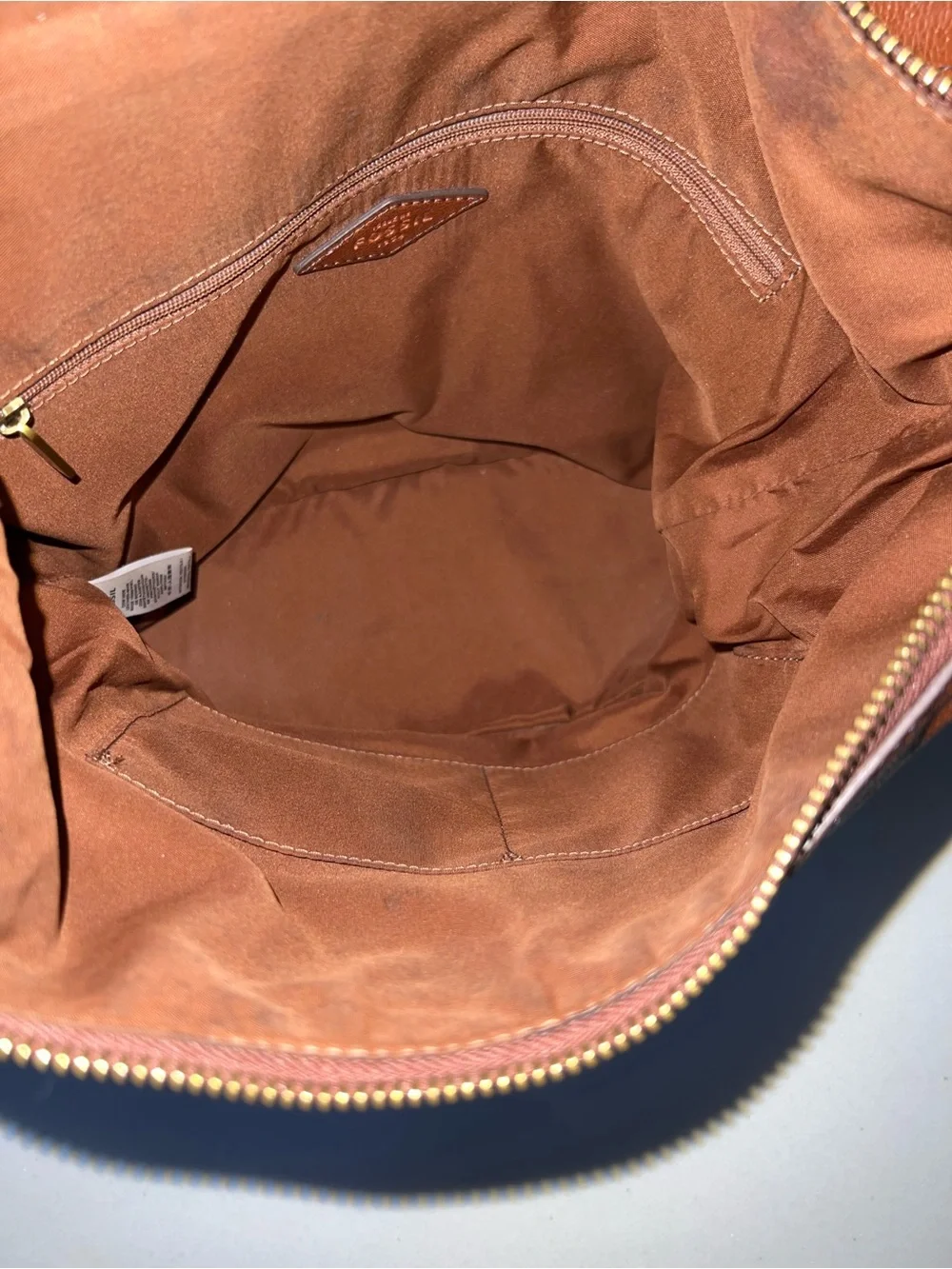 Fossil Talulla Hobo Bag Brandy Leather
